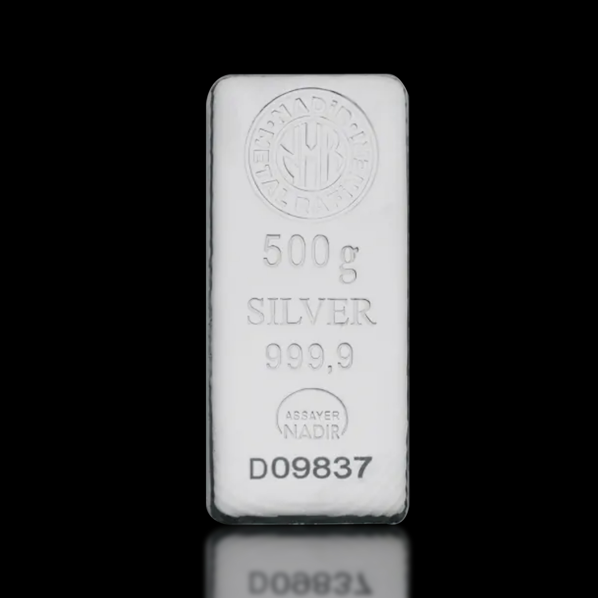 شمش نقره ندیر 500 گرمی